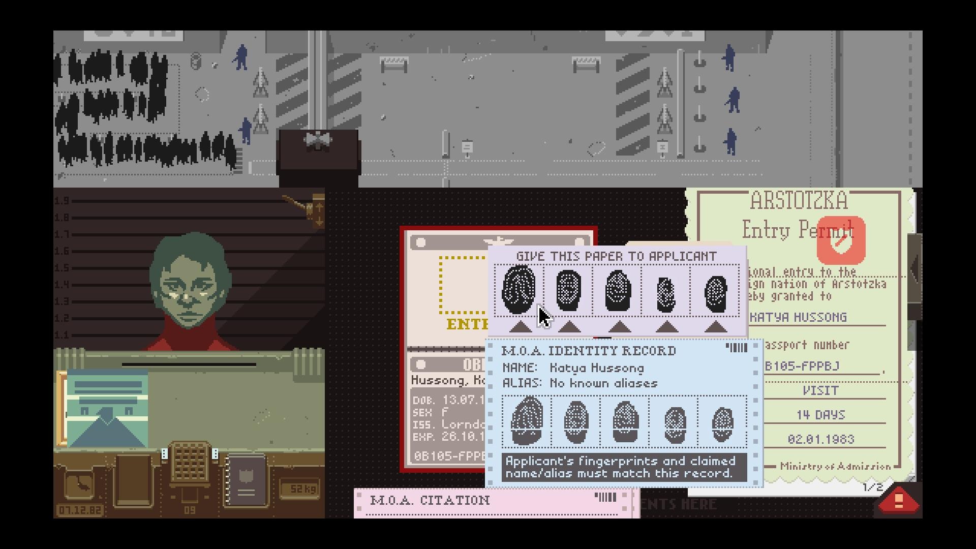 Papers, Please Скриншот 4